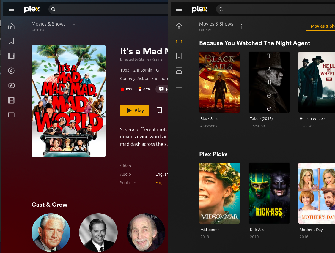 Plex media library on ZiRocks